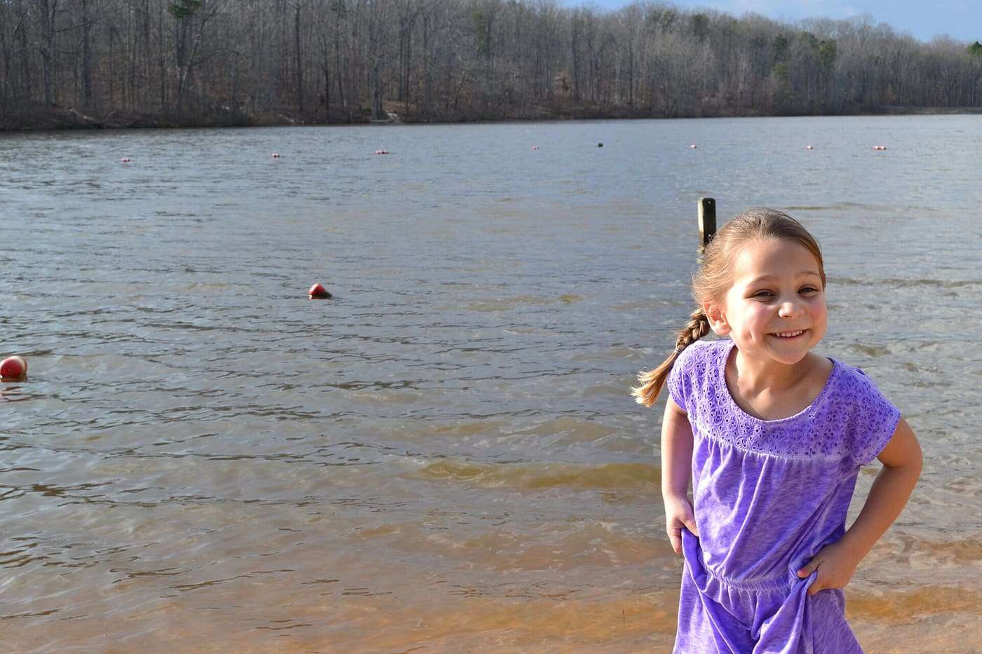 Enjoying the warm weather by playing at Bear Creek State Park on 2/12/2017. beach Bear Creek Lake State Park info: http://www.dcr.virginia.gov/state-parks/bear-